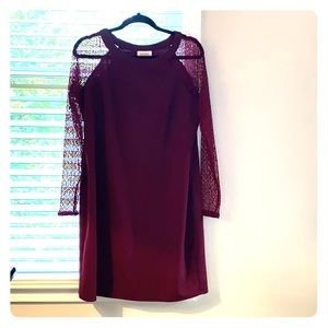 A net sleeve dress and worn twice.